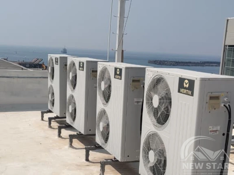 AC installation in Trivandrum multiple outdoor units setup by New Star AC Solutions